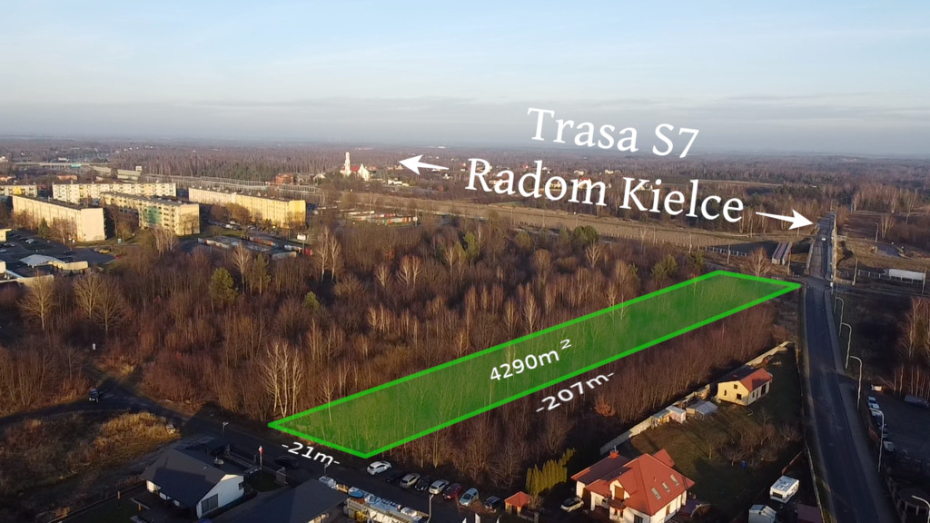 Działka Budowlano-usługowa 4290 M² – Szydłowiec