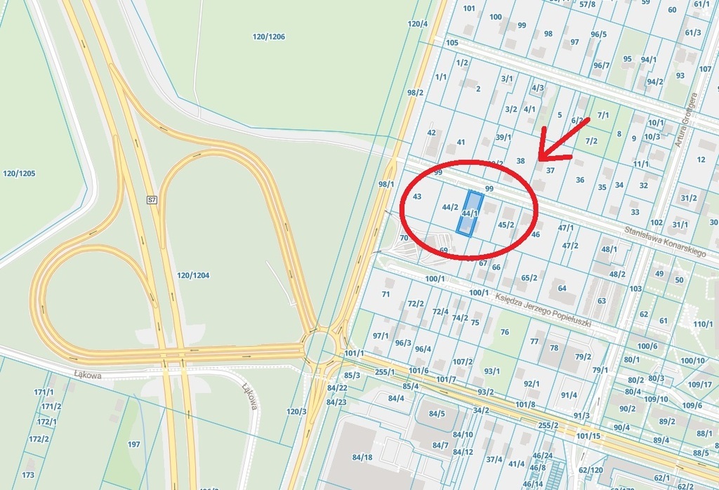 Działka O Pow. 702m² Os. Place Skarżysko-kamienna